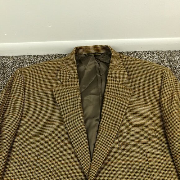 Jack Victor Other - Jack Victor x Saks Sport Coat 100% Italian Cashmere Houndstooth Checked 46R